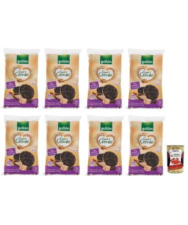 Italian Gourmet E.R. Gull n Cuor di Cereale Rice Waffles Whole Grain Dark Chocolate Coated Gluten Free 105 g + Gourmet Pulpa di Pomodoro Italian Box 400 g