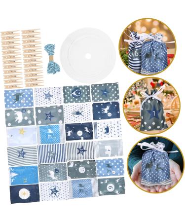 Zerodeko 48 Pcs Christmas Bag Christmas Advent Calendar 2023 Advent Calendar Bags Xmas Candy Wooden - Buy Online on GoSupps.com