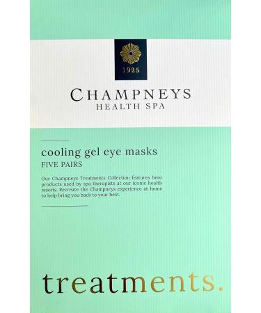Champneys Professional Collection Cooling Gel Eye Masks - 5 pairs - Buy Online on GoSupps.com