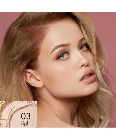 2 IN 1 Powder Sunscreen For Face SPF 35 Oil Control Lightweight Matte Finish Mineral Sunscreen Setting Powder For All Skin 03-Light - Buy Online on GoSupps.com