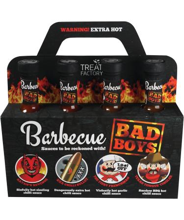 Treat Factory BBQ Bad Boys Sauce Set - 4 Delicious Flavors - Buy Online on GoSupps.com