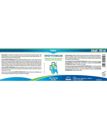 Canina 14050 Winter Paw Balm 100ml | Nourishing Water-Free Care for Paws | Shop Now - Buy Online on GoSupps.com