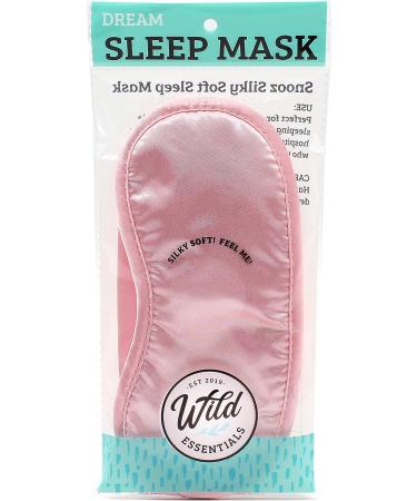 Snooz Silky Soft Sleep Mask in Princess Pink by Wild Essentials - Buy Online on GoSupps.com