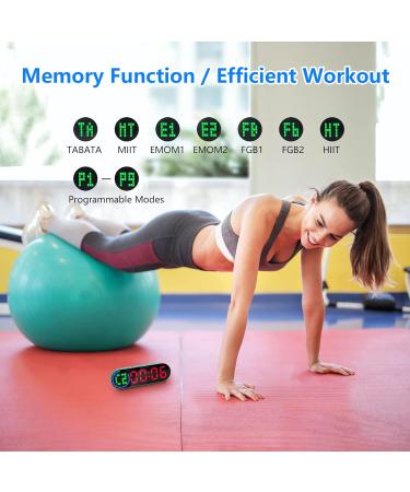 Portable Digital Gym Timer for Home Workouts - Interval Countdown Stopwatch with Rounds Memory Function - Ideal for Boxing, Tabata, HIIT, EMOM, and Fitness Training - Buy Online on GoSupps.com