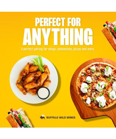 Buffalo Wild Wings Southwestern Ranch Sauce 12 fl. oz. (2 Pack) Bundled With Snack Scout Basting Brush - Buy Online on GoSupps.com