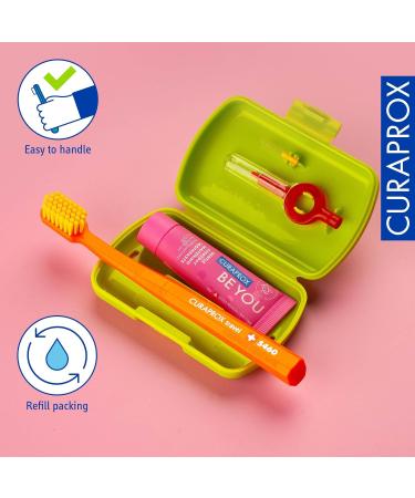 Curaprox Travel Set Green - Premium Oral Care for Global Adventures | Shop Now - Buy Online on GoSupps.com