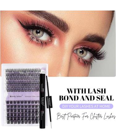 Individual Lashes 0.07mm Cluster D Curl 12-16mm Mixed Long Reusable Soft Wispy DIY Lash Extensions - Buy Online on GoSupps.com