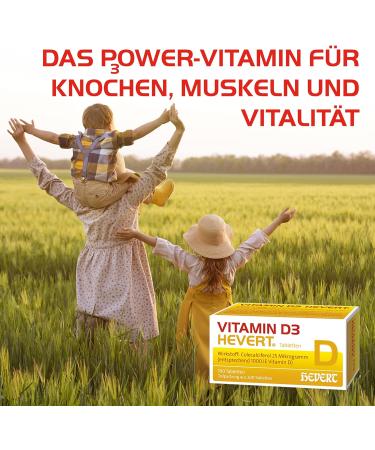 Buy Vitamin D3 Hevert 1000 IU Tablets - 200 Tablets | Boost Immunity & Health | Fast International Shipping - Buy Online on GoSupps.com