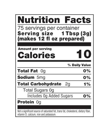 Lipton Zero Sugar Iced Tea Mix Lemon Low Calorie 8.1 Ounce (Pack of 6) - Buy Online on GoSupps.com