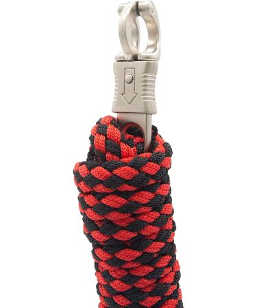 Buy Pfiff 101933 Braided Lead Rope with Panic Hook - 210 cm Red | International Shipping Available - Buy Online on GoSupps.com