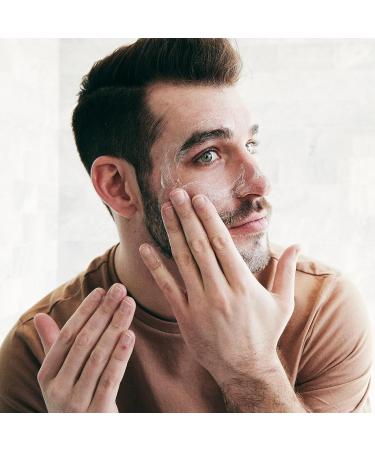 Brickell Men's Clarifying Gel Face Wash for Men Natural and Organic Rich Foaming Daily Facial Cleanser Formulated With Geranium - 3.38 Oz - Buy Online on GoSupps.com