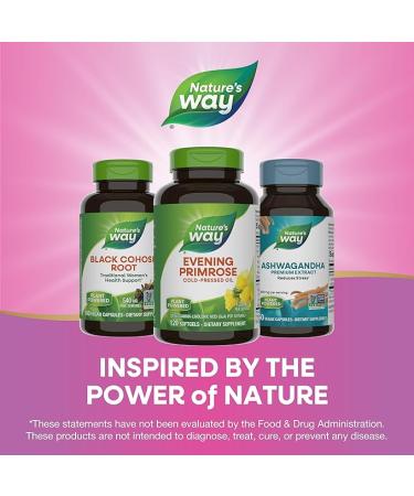 Nature's Way EfaGold Evening Primrose Oil 1300mg - 120 Softgels | Max Strength for Women's Health - Buy Online on GoSupps.com