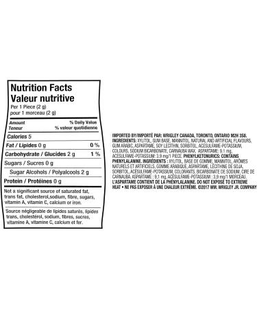 EXCEL Spearmint Flavoured Sugar Free Soft Chew Gum 15 Pieces 8 Packs - Buy Online on GoSupps.com