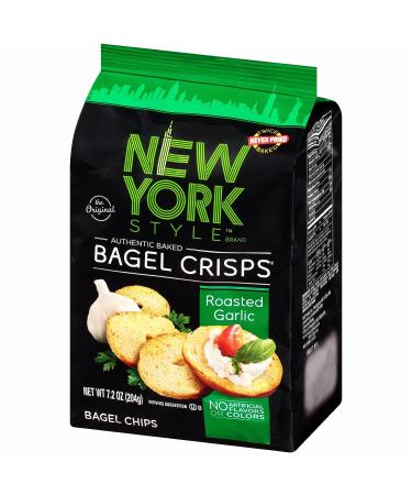 New York Style Bagel Crisps Garlic 7.2 oz - Pack of 3 - Buy Online on GoSupps.com