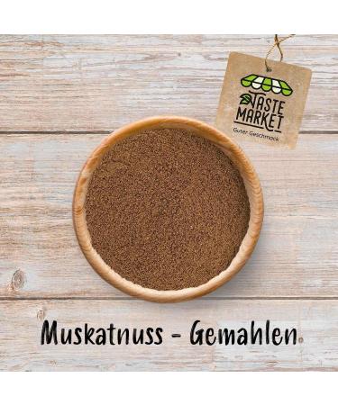  TASTE Guter Geschmack 500g ground nutmeg | Nutmeg powder | Whole nutmeg | Aromatic spices - Buy Online on GoSupps.com