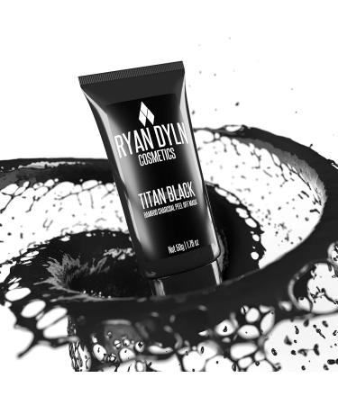 Titan Blackhead Mask - Charcoal Peel Off Face Mask for Deep Cleansing & Blackhead Removal | Pore Purifying Solution for All Skin Types (1.76 fl. oz - Buy Online on GoSupps.com