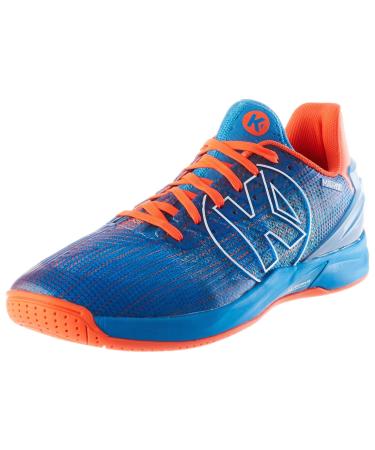 Kempa Men's Attack One 2.0 Handball Shoes 44.5 EU Kempa Blue Fluo Red
