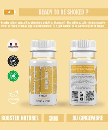 Shot SHOK powerful in ginger! Special offer Dry January: buy 2 get 1 free!! No added sugar I No additives I Sa - Buy Online on GoSupps.com