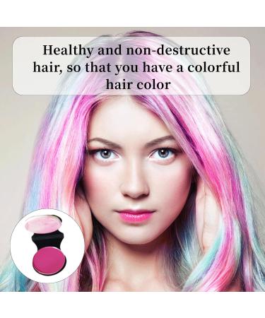 8Pcs Portable Hair Chalks for Girls Temporary Hair Dye for Halloween Easter School Events Role Playing Parties Birthday Parties Displaying Unique Temporary Hair Colors - Buy Online on GoSupps.com