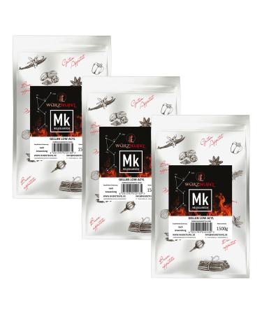 W rzteufel Gellan Low Acyl Gellan low acylated Gellan thickener E418 high quality food grade 3 bags per 1500g 45kg