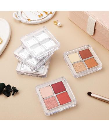 FOMIYES 6 Pcs Transparent Square Eye Shadow Box Empty Lip Palette Depotting Makeup Containers Plastic - Buy Online on GoSupps.com