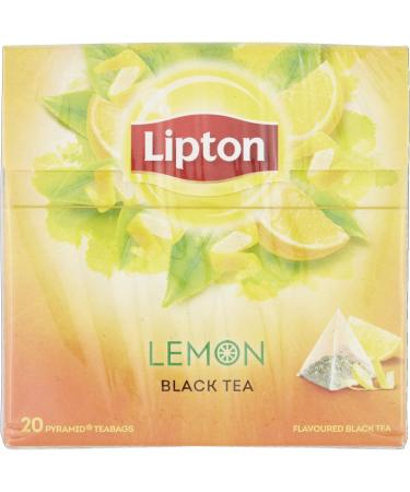 Lipton Tea Bags | Lemon | 34gr/1.2oz - 20 Bags - Buy Online on GoSupps.com