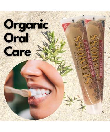 Infinix Seamoss Toothpaste with Clove Tea-Tree Neem Babool and Eucalyptus Oils - Paraben Free & Refreshing Oral Care for Sensitive Teeth - Halal - Pack of 5 - Buy Online on GoSupps.com