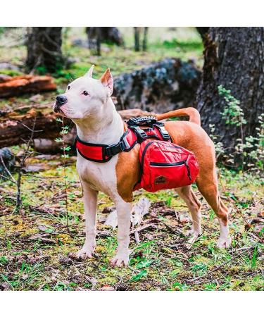 Buy Blackdoggy 2-in-1 Water-Repellible Expedition Backpack for Medium & Large Dogs Perfect for Hiking Camping & Travel - Removable Saddle Bag Included - Buy Online on GoSupps.com