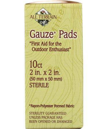 Buy All Terrain Gauze Pads 2x2 - 10 Ct | Ideal for Wound Care | Fast International Shipping - Buy Online on GoSupps.com
