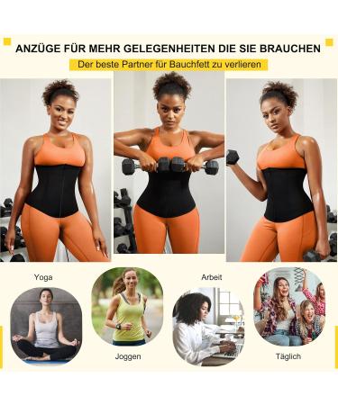 Junlan Waist Trainer Belt for Women - Slimming Sweat Corset & Fitness Belt for Weight Loss - Buy Online on GoSupps.com