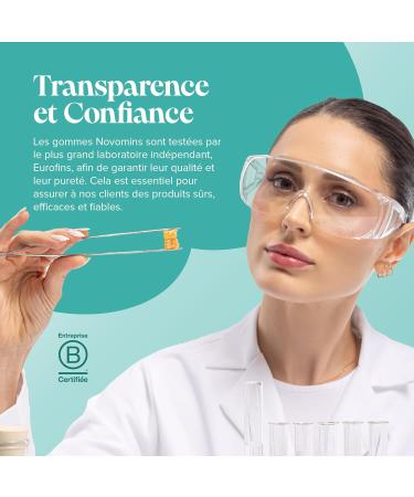 Gommes m cher aux fibres pour enfants - Compl ment en fibres 1000 mg avec chrome vitamine D - Pour la sant intestinale et le soutien du syst me digestif - 30 gommes - Novomins - Buy Online on GoSupps.com