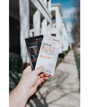 Keto//OS NAT Maui Punch Exogenous Ketones - BHB Salts Supplement (20 Count) | Energy Boost for Workout | Men and Women - Buy Online on GoSupps.com