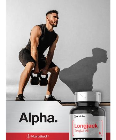 Longjack Tongkat Ali 1600 mg | 120 Capsules | Longifolia Root Extract Powder | Testosterone Formula | Non-GMO  Gluten Free | by Horbaach - Buy Online on GoSupps.com