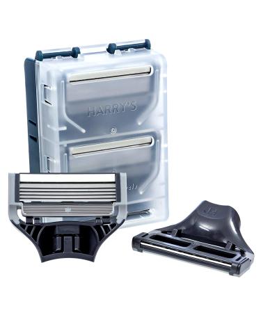 Harry's Razor Blades - 3 Packs of 4 Blades in Durable Water-Friendly Travel Cases - Buy Online on GoSupps.com