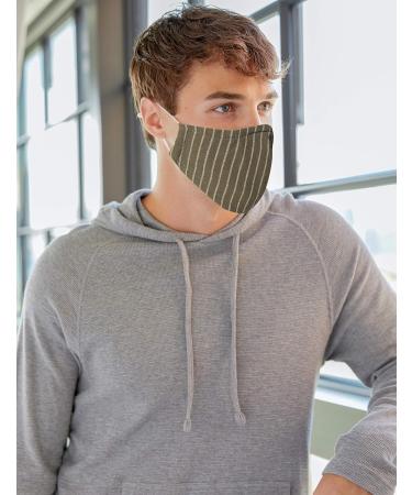 Quality Durables Unisex Reusable Woven Face Cover - L-XL in Red Taupe Olive & Black | International Shipping Available - Buy Online on GoSupps.com