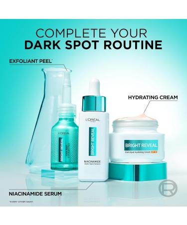 L'Or al Paris Bright Reveal Dark Spot Hydrating Cream SPF 50 for Face UV Filters with Patented Mexoryl 400 5.6% Moisturising Complex and 2% Niacinamide Protects Brightens and Evens Skin Tone 50ml - Buy Online on GoSupps.com