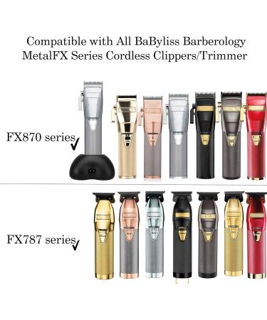Buy Kaynway Hair Cutter Charging Station for Babyliss Metal FX Series | Compatible with FX787 Trimmer & FX8700 Barber Clipper (Black) - Buy Online on GoSupps.com