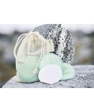 pandoo | Pack of 10 washable bamboo makeup remover pads | reusable makeup remover pad | makeup remover wipe | eco-friendly - Buy Online on GoSupps.com