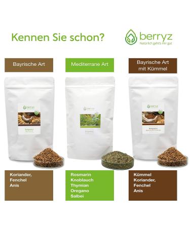 Bavarian Bread Spice Mix 200g | No Caraway Seeds | Freshly Ground Coriander Fennel Anise | Salt-Free & Additive-Free - Buy Online on GoSupps.com