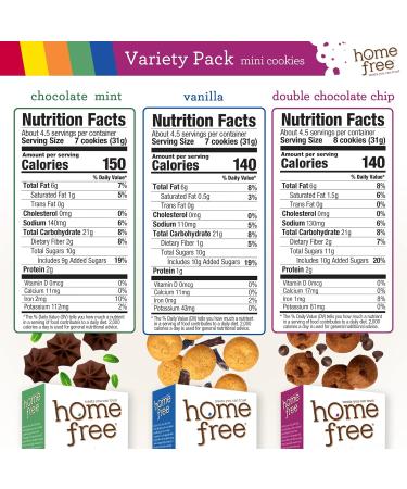 Homefree Treats Vegan Cookies Variety Pack - Allergy Safe School Snacks - Peanut, Gluten, Egg, Dairy Free - Yummy Crunchy Cookie Assortment - Kosher Pareve (6 Count) - Buy Online on GoSupps.com