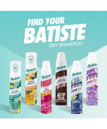 Batiste Dry Shampoo Original Fragrance Value Pack Refresh Hair and Absorb Oil Between Washes Waterless Shampoo for Added Hair Texture and Body Large Format 350 mL Original 350 ml (Pack of 1) - Buy Online on GoSupps.com
