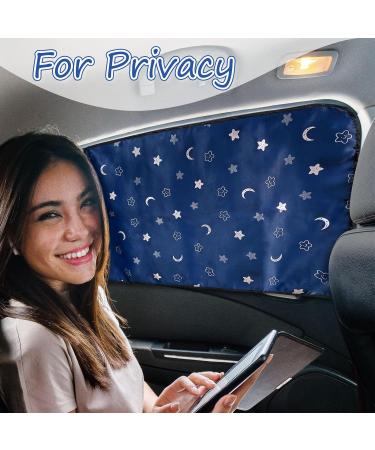 ZATOOTO Car Sun Shades - UV Rays Protection Black Car Curtains (Blue) - 50*78cm - Buy Online on GoSupps.com