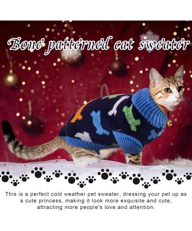 Actoys Cat Sweater - Warm Winter Clothing for Cats | Stylish Black Pet Sweater for Your Feline Friend - Buy Online on GoSupps.com