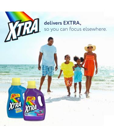Xtra Liquid Laundry Detergent Summer Fiesta 75oz - Powerful Cleaning Fresh Scent International Shipping Available - Buy Online on GoSupps.com