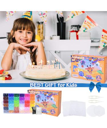 Longruner 10000 36 Colors Fuse Beads Kit 5mm DIY Art Craft Toys for Kids with Pegboards and Pattern Paper - 10000pcs - Buy Online on GoSupps.com
