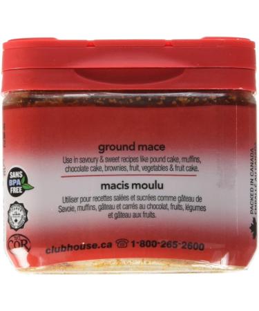 Club House Quality Natural Herbs & Spices Ground Mace Plastic Can 32g 32 g (Pack of 1) - Buy Online on GoSupps.com