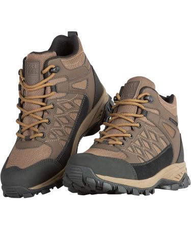 FREE SOLDIER Men's Waterproof Hiking Boots - Lightweight & Breathable Ankle Boots for Trekking - Black/Brown, Size 12 - Buy Online on GoSupps.com