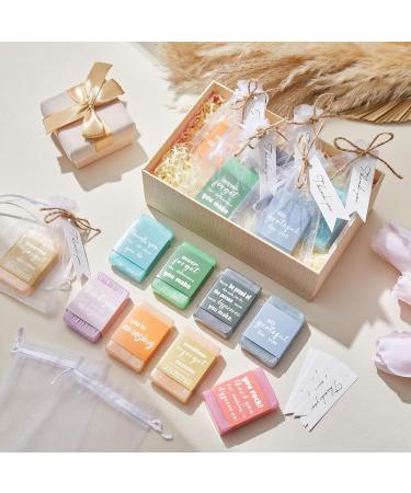 72 Set Thank You Gift: Inspirational Mini Soap Bars - Bulk Scented Soaps for Employee Appreciation Teachers Nurses & Coworkers - Perfect Christmas Gifts - Buy Online on GoSupps.com
