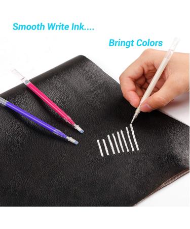 WedFeir Heat Erasable Fabric Marking Pens with 28 Refills - Ideal for Tailors, Sewing, Quilting, and Dressmaking - 4 Colors Heat Erase Pens - Fabric Safe - Buy Online on GoSupps.com