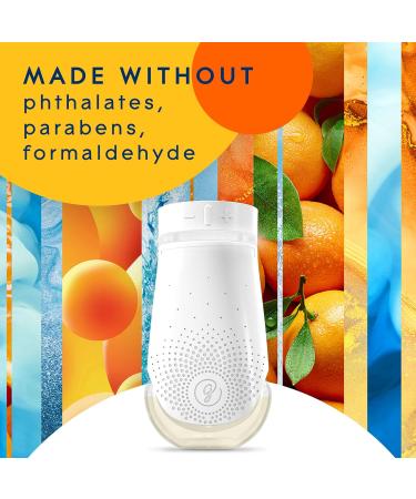 Glade PlugIn Plus Air Freshener Starter Kit - Coastal Sunshine Citrus Scented Oil for Home & Bathroom - 0.67 Fl Oz - 1 Warmer + 1 Refill - International Shipping Available - Buy Online on GoSupps.com